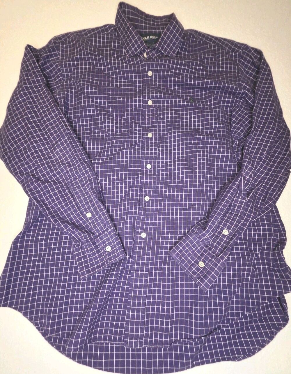 Polo Golf Ralph Lauren Button Down Shirt Estate Sport Men's XL Long Sleeve Plaid